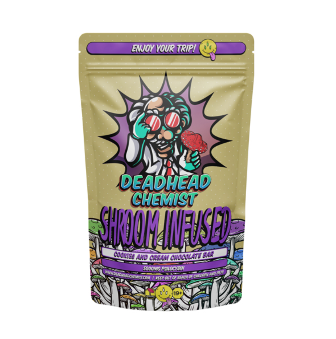 Cookies and Cream Chocolate Bar Deadhead Chemist – 5000MG